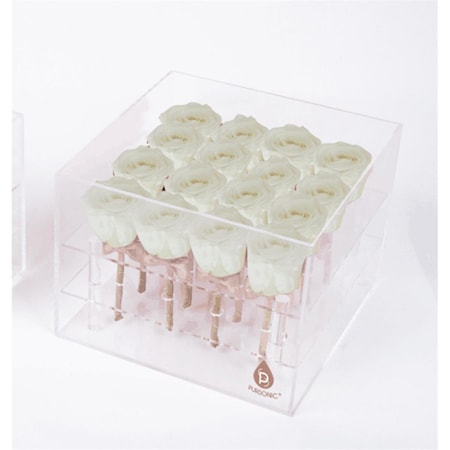 Pursonic Preserved RosesWhite 16 Count, PK16 PR16WH